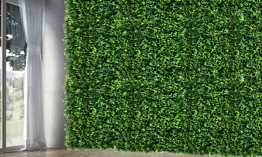 Image 22: Set of 10 Artificial Grass Vertical Garden Wall Mats