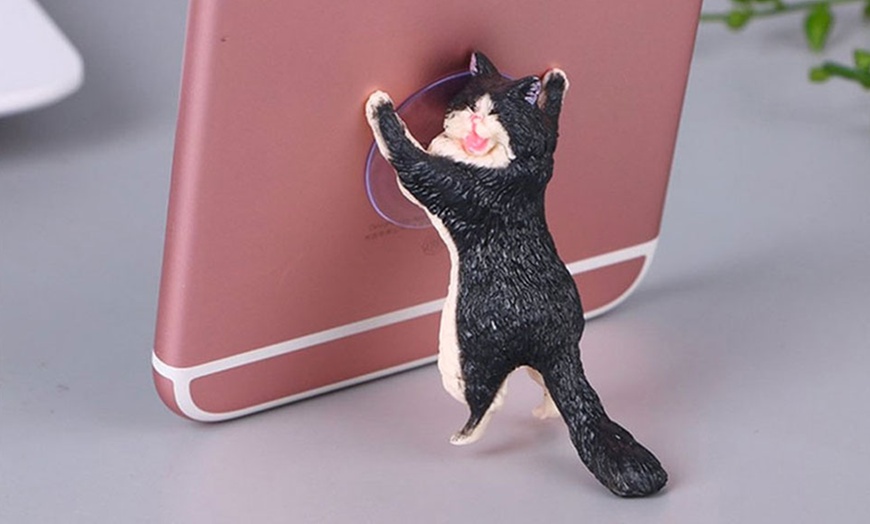 Image 8: Cat Phone Holder