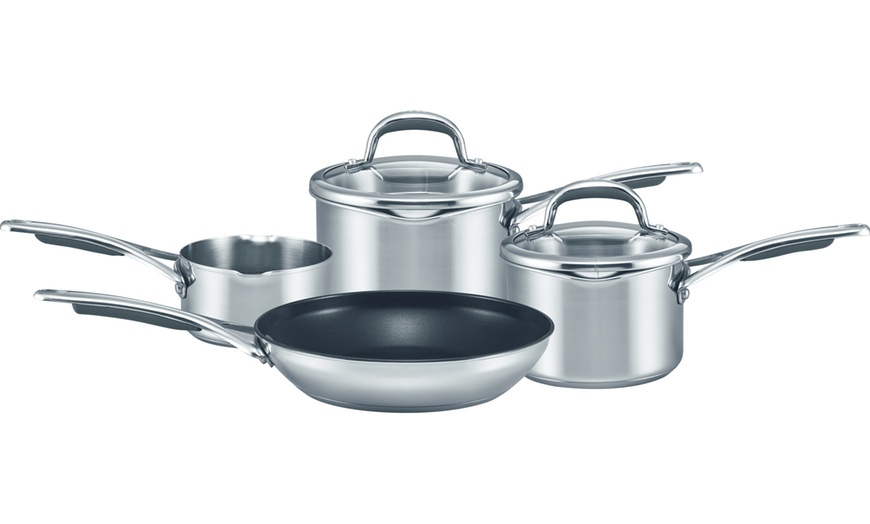 Image 1: Meyer Four-Piece Cookware Set
