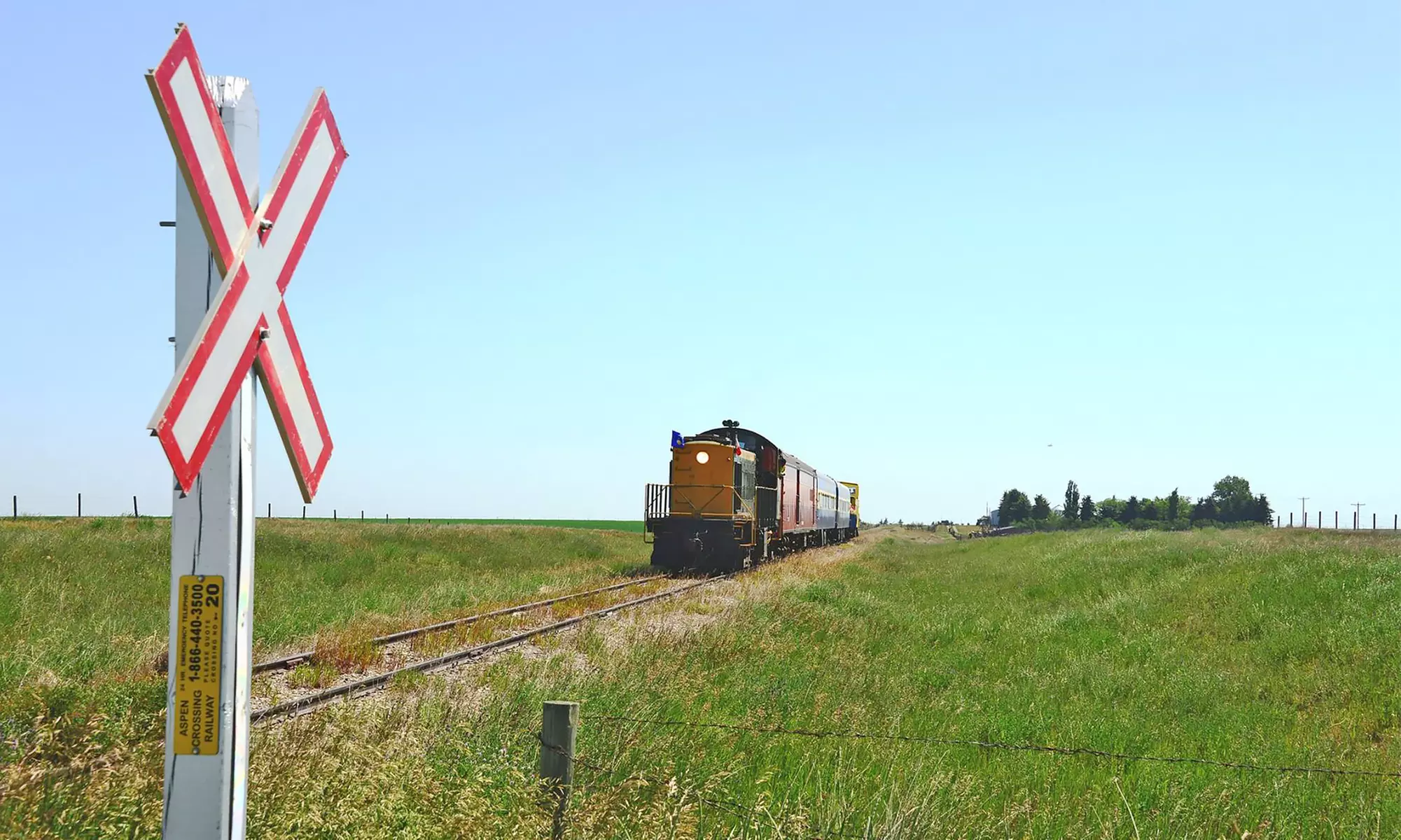 Alberta Prairies Train Excursion for One or Two from Aspen Crossing (48% Off). Six Dates Available.   - Primary Image