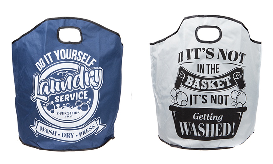 Image 2: Printed Laundry Bag