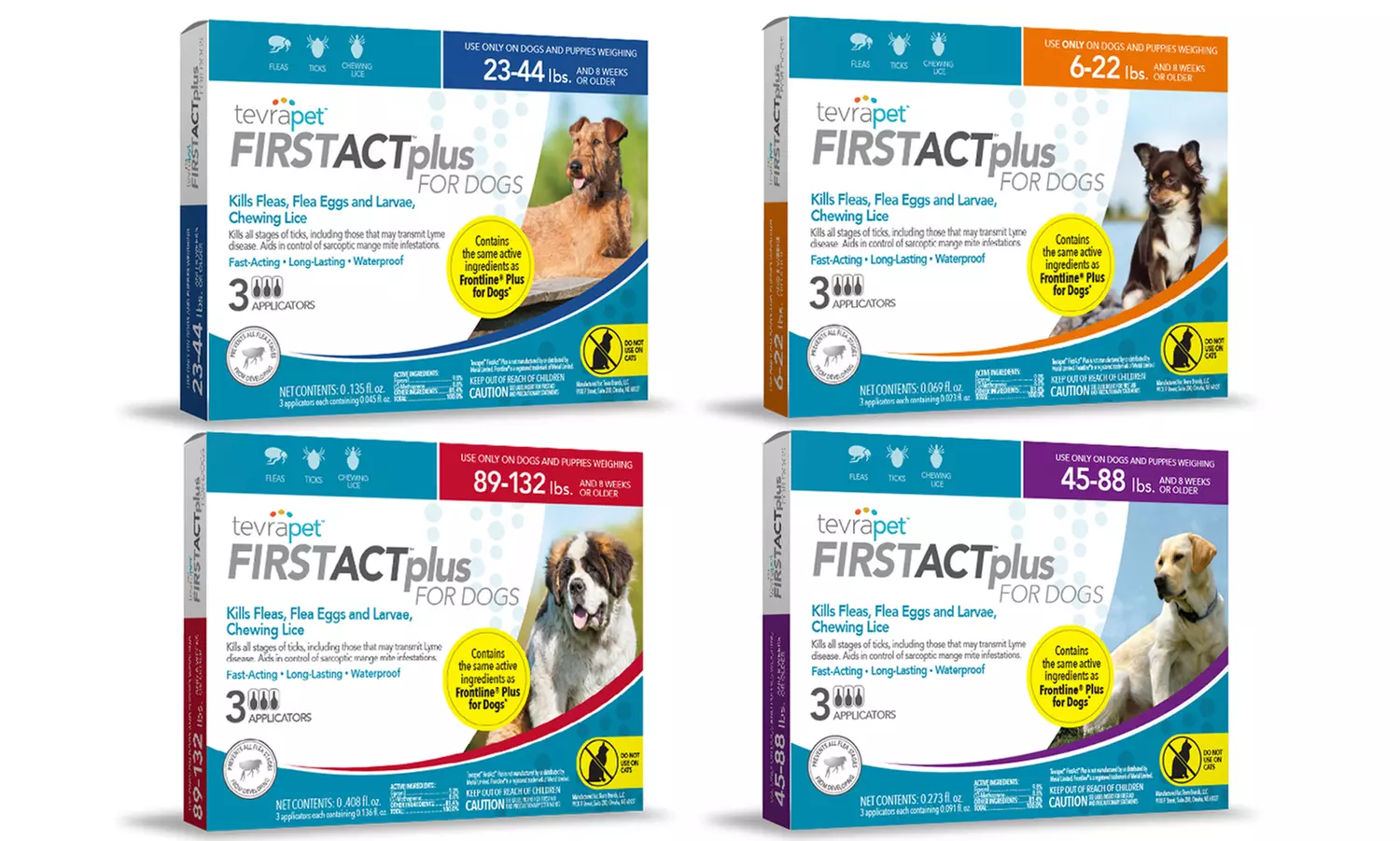 TevraPet FirstAct Plus Flea & Tick for Dogs & Cats - Primary Image