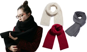 Warm Winter Unisex Knitted Scarf