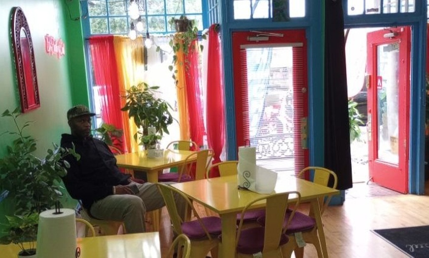 Image 2: Sip & Paint Party with Authentic Jamaican Halal Cuisine – Buffalo