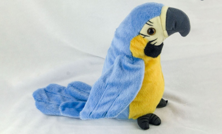 Image 2: Talking Parrot Plush Toy