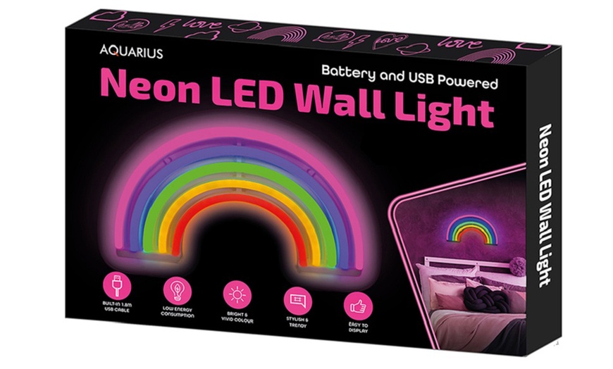 Image 3: Neon LED Wall Light