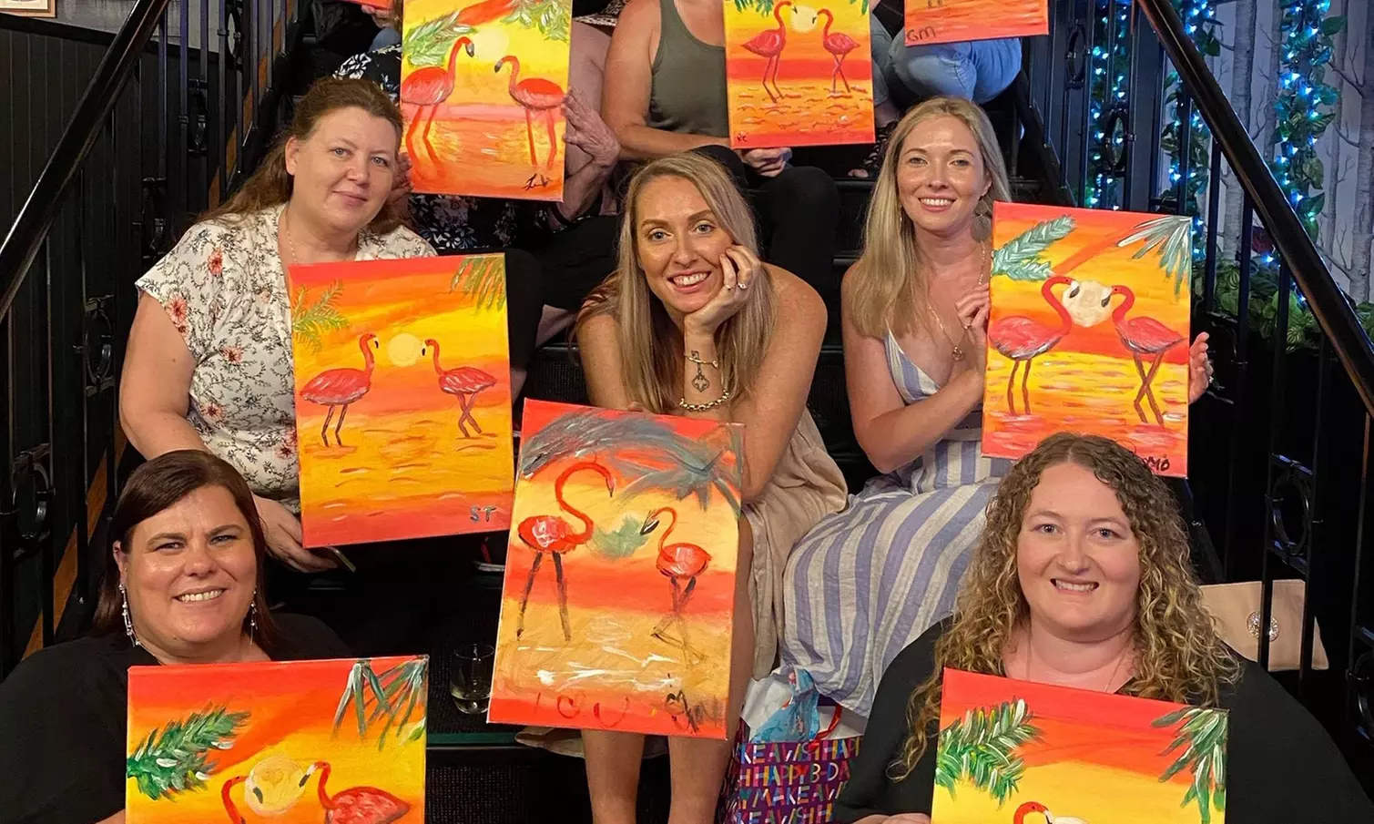 Paint and Sip Session