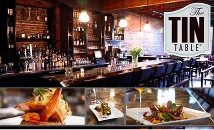 $20 for $40 Worth of Pub Fare and Pours at The Tin Table - Primary Image