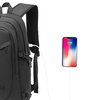 Image 6: KONO PVC Coated Water-Resistant Backpack Travel Business Laptop Bag