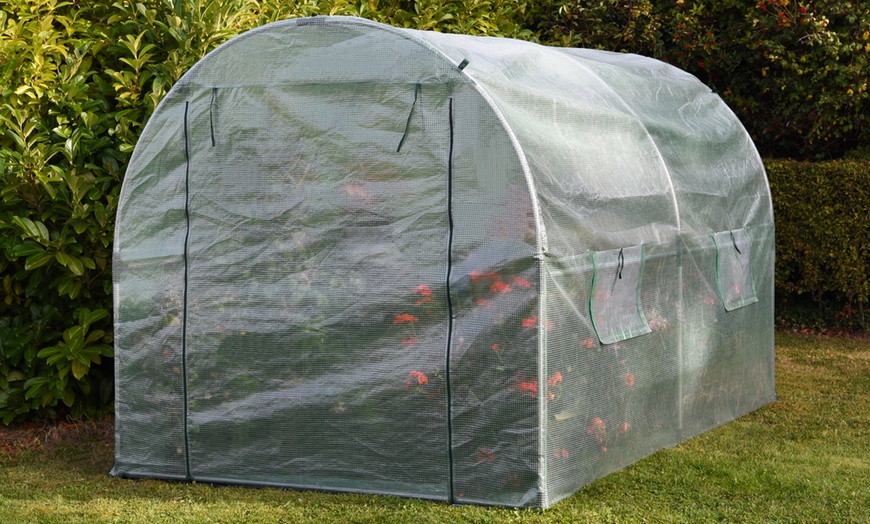 Image 2: Garden Gear 3m x 2m Polytunnel with Optional Spare Cover