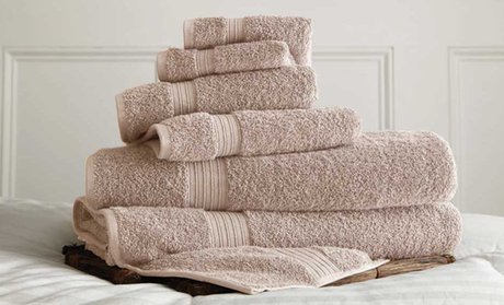 Clearance: 100% Cotton 600GSM Bath Towels (6-piece)