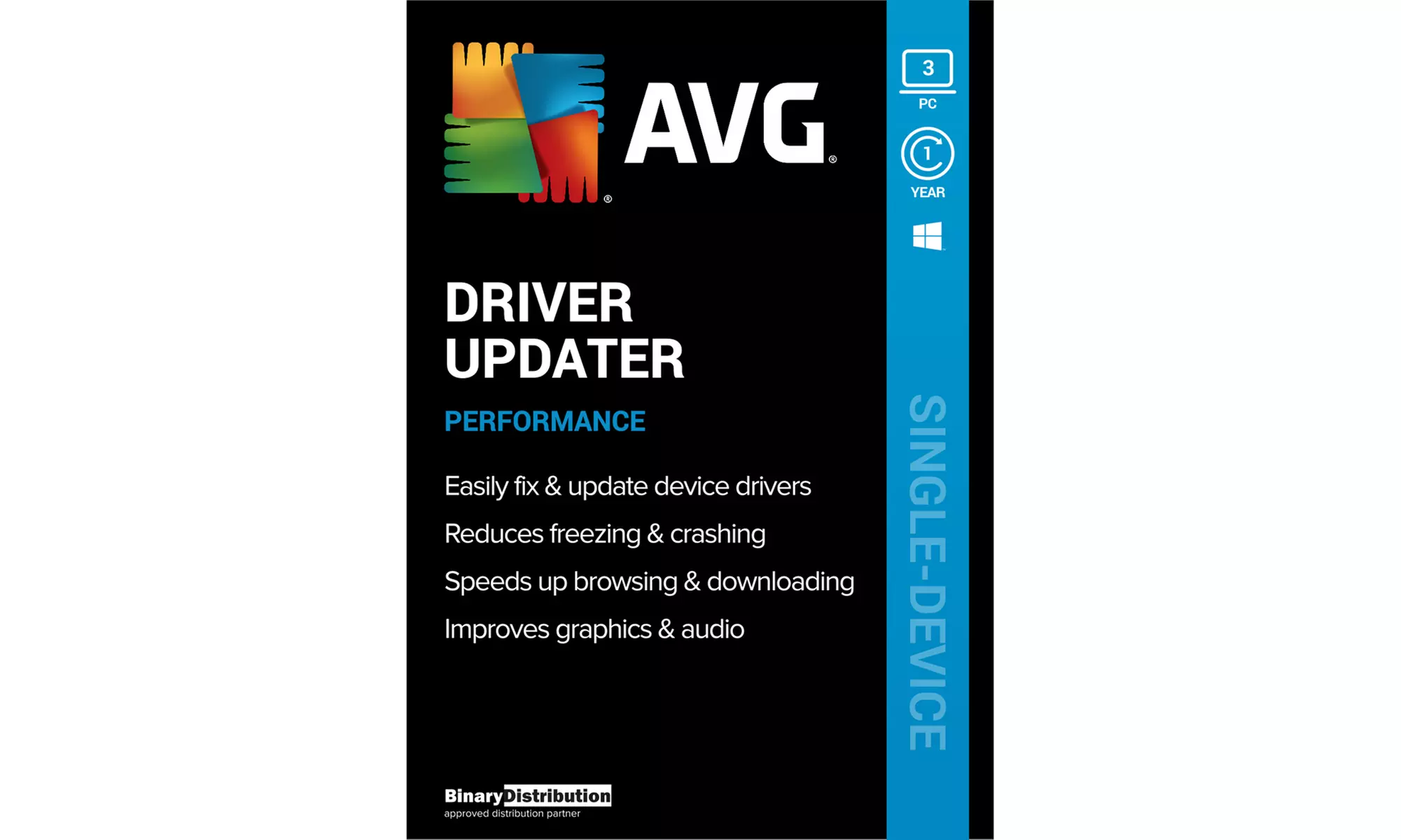 AVG Driver Updater 2022 para 3 ordenadores durante 1 año - Primary Image