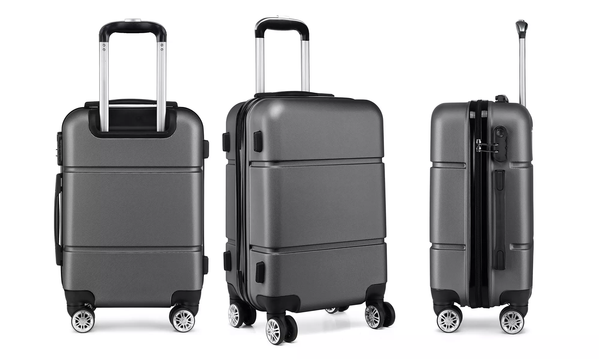Kono 20" Premium ABS Cabin Carry-On Suitcase with Combination Lock