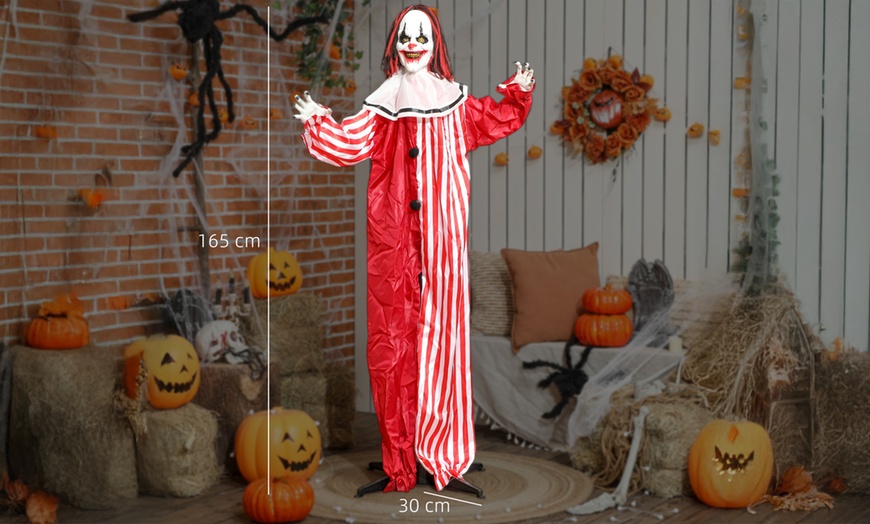 Image 35: Outsunny Voice Activated Halloween Animatronics Witch