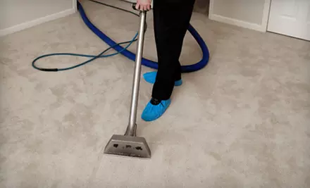 Steam Cleaning for Two Rooms of Carpet or Sofa Upholstery or Five Rooms from Quick-Kleen Home Services (Up to 67% Off) - Primary Image