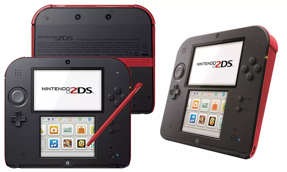 Nintendo 2DS Dual-Screen Handheld System with Stylus (Refurbished) - Primary Image