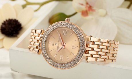 1 ou 2 montres pour femme ornées de cristaux Swarovski®, de la marque Timothy Stone, livraison offerte