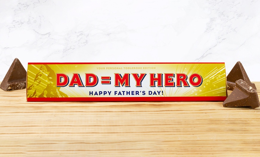 Image 3: Father's Day Toblerone Chocolate