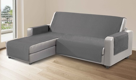 Copridivano con effetto massaggiante disponibile con penisola a destra o a sinistra in 5 colori e 3 dimensioni