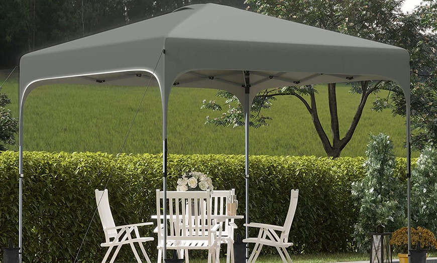 Image 24: Outsunny Portable Pop-Up Gazebo