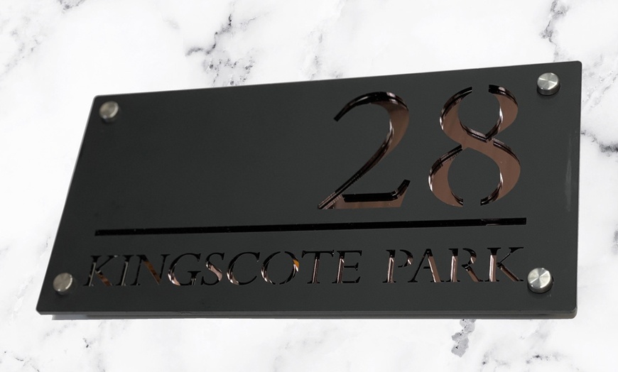 Image 3: Transform Your Space with Deluxe Laser Cut Premium House Signs