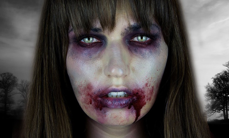 Image 1: Kit makeup zombie