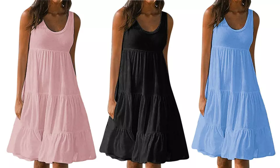 Robe d'été coton mélangé - Primary Image