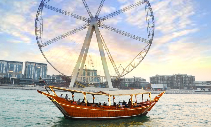 Image 1: Marina Canal Dhow Cruise