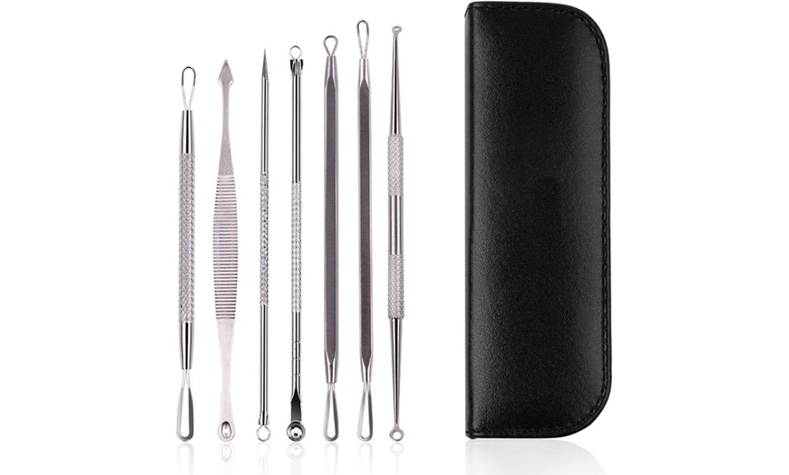 Image 2: Glamza Seven-Piece Blackhead, Pimple, Spot and Zit Removal Tool Kit