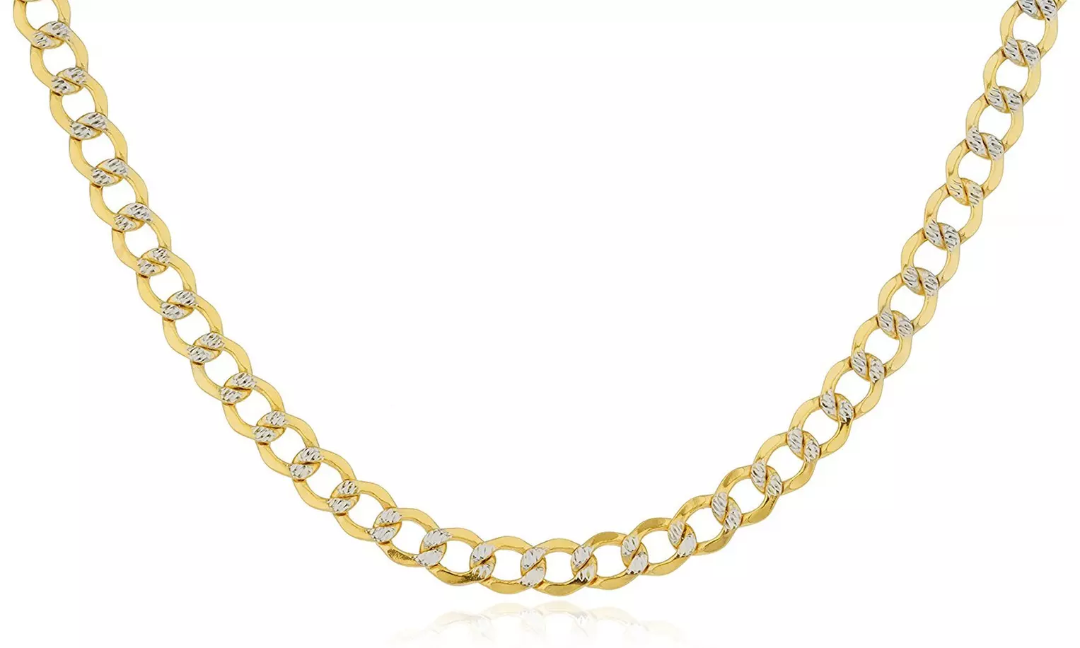 14K Gold 6.8MM Men's Diamond-Cute Pave Cuban Curb Link by Moricci - Primary Image