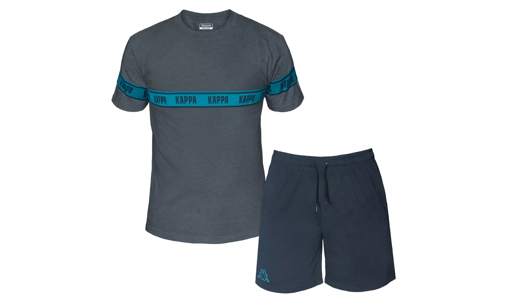 Completo uomo corto Kappa homewear-sleepwear in 100% cotone