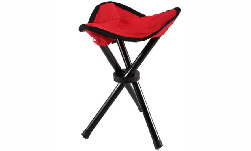 Image 4: Portable Outdoor Folding Tripod Seat