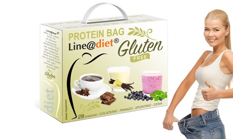 1 o 2 programmi dieta Gluten Free Line@Diet per 1 o 2 settimane con pasti proteici