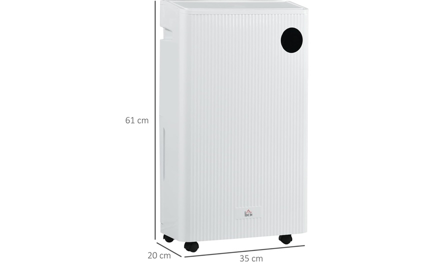 Image 6: HomCom Dehumidifier with Air Purifier and Hepa Filter