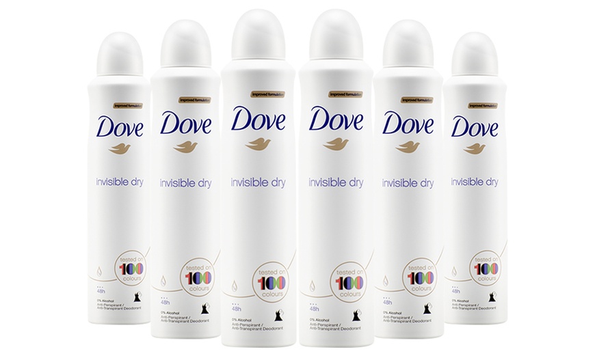 Image 7: Six-Pack of Dove Antiperspirant Deodorant Spray