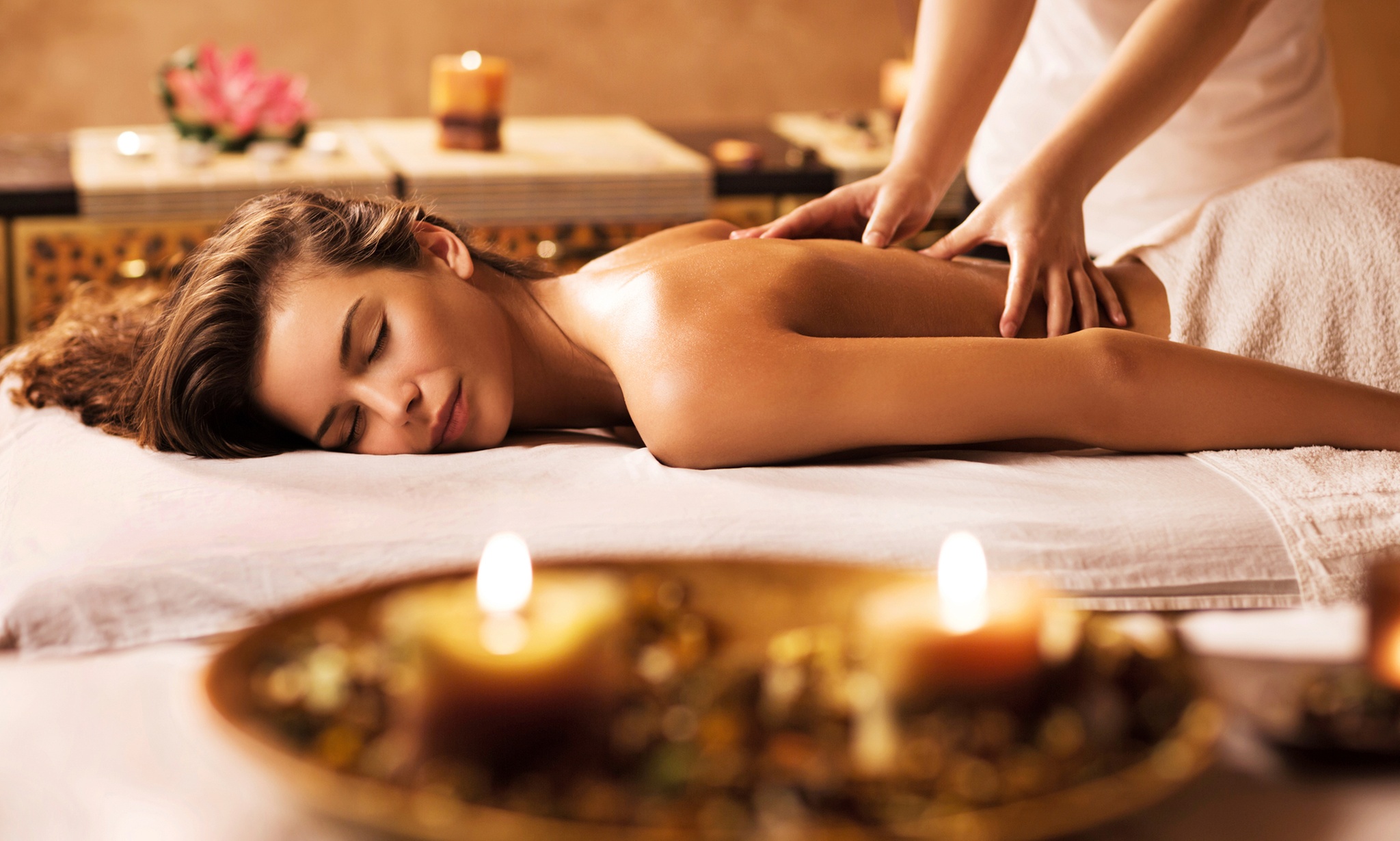 Swedish, Deep Tissue, or Hot Stone Massage with Add-On Treatments 