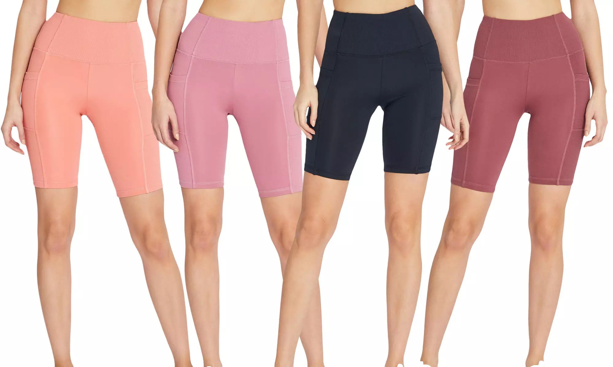 Marika Women's High-Rise Rib Bermuda - Primary Image