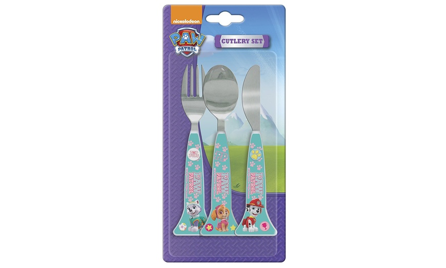 Image 9: 3-Piece Kids Licensed Cutlery Set