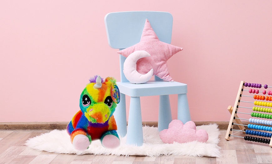 Image 2: RMS Plush Rainbow Unicorn