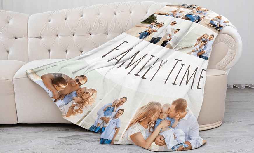 Image 1: Create a Cozy Keepsake with Choice of Personalised Blankets