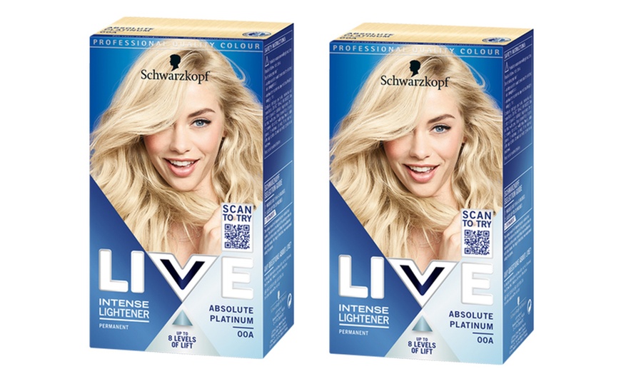 Image 58: 1 ou 2 boîtes de teinture cheveux "Live Intense Colour" de Schwarzkopf