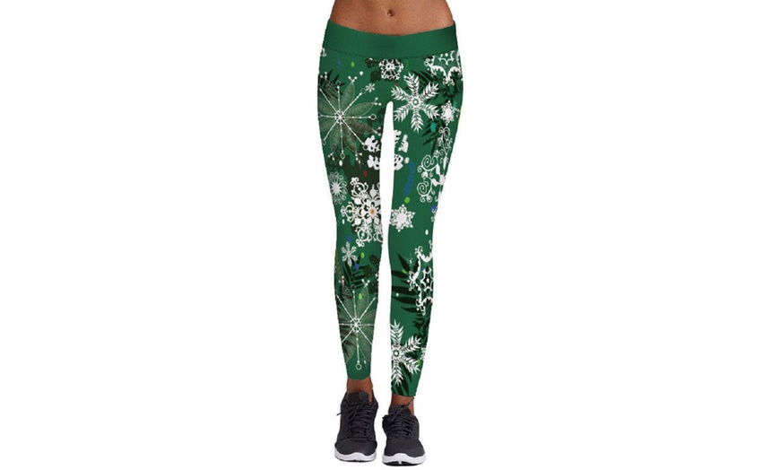 Image 9: Women's Christmas Leggings