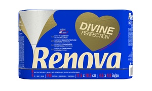 42 Rolls of Renova Divine 4-Ply Toilet Paper