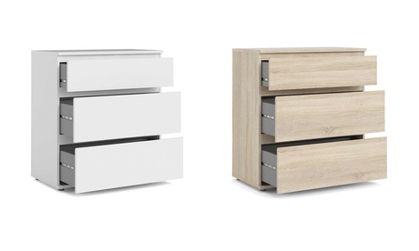 Cassettiera Christiania con 3 cassetti disponibile in 2 colori