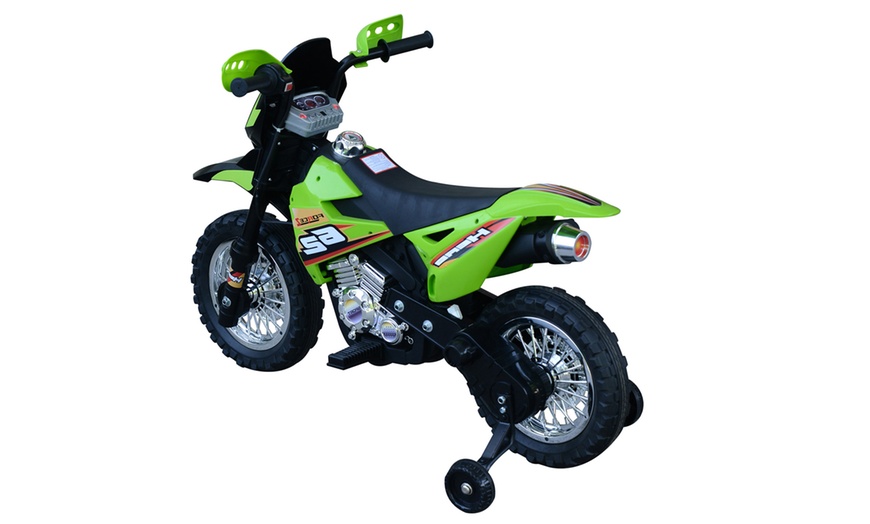 Image 4: HomCom Kids' Motorbike Ride-On Toy