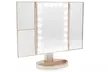 Miroir pliable sur pied avec 24 LED - Second Medium