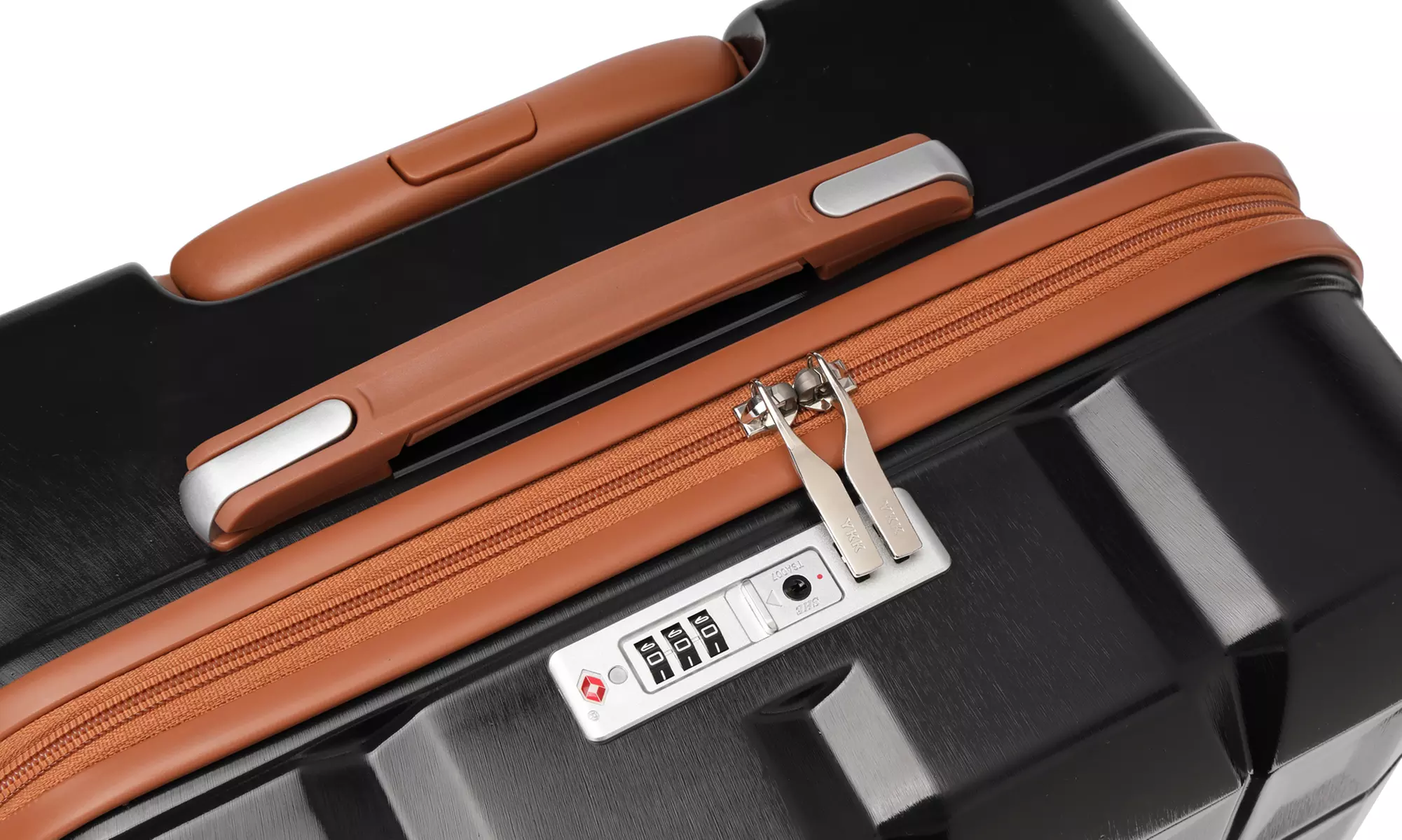 Valise ABS anti-rayures, poignée télescopique et serrure TSA