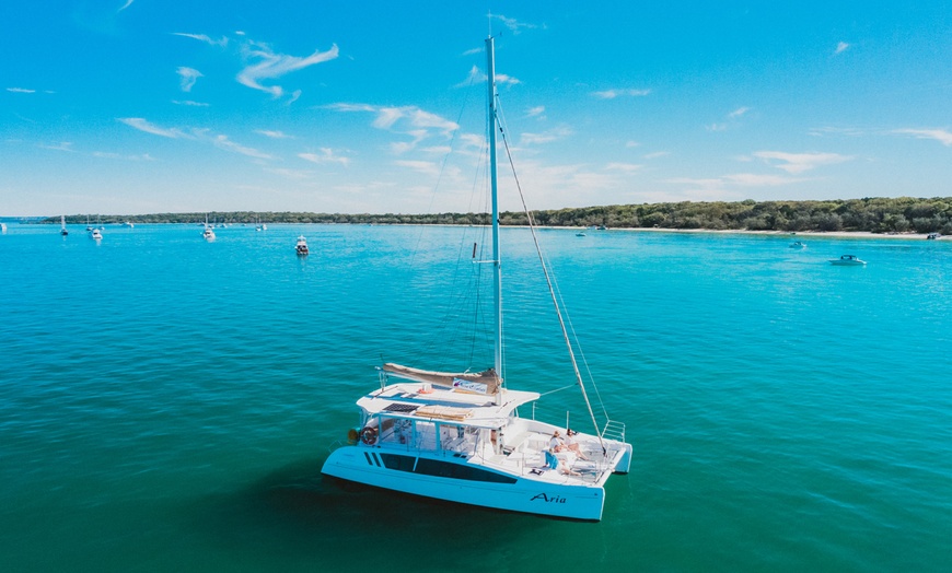 Image 1: Moreton Bay Sailing Cruise to Peel Island with Lunch & a Drink