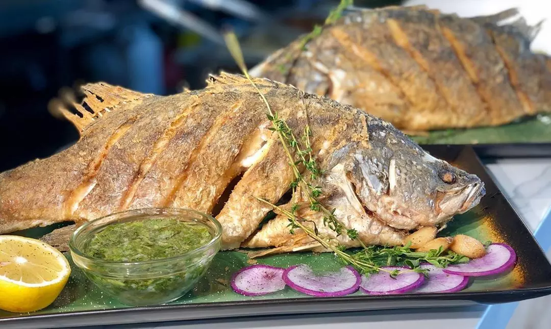 Mediterranean Food at Tel Aviv Fish Grill (Up to 40% Off). Four Options Available. - Primary Image
