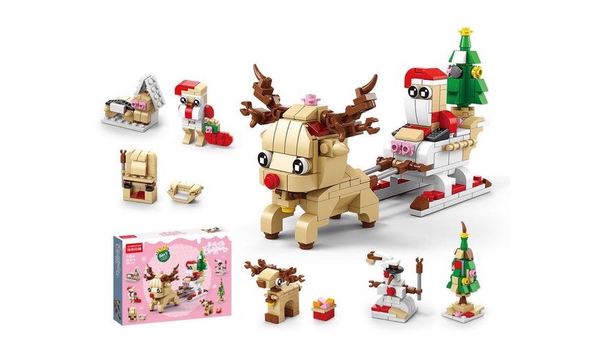 Image 5: Christmas Lego Inspired Building Blocks 